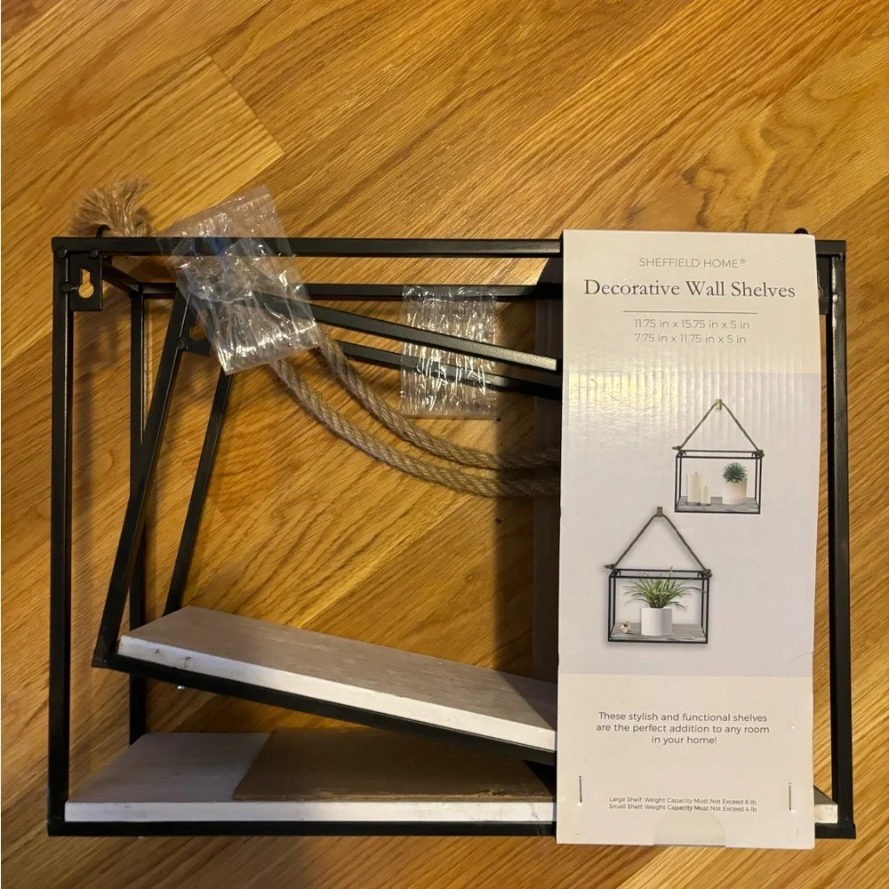 Decorative Wall Shelves (2)- NWT